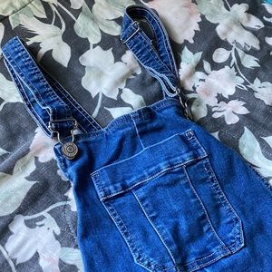 YMI | Denim Short Overalls